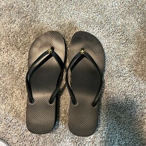 Tory Burch flip flops. Size 9. Worn once and too large for me. Orig $148